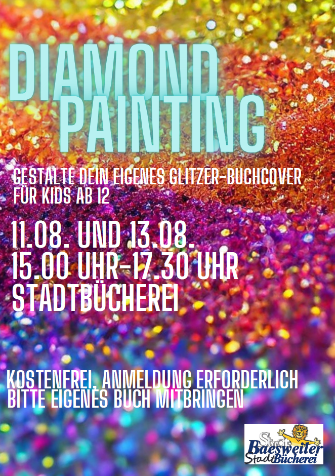 Plakat Diamond Painting am 11.08.2026