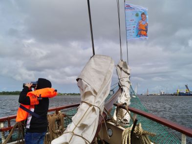 Sail4Kids Hanse Sail auf einem Traditionsschiff
