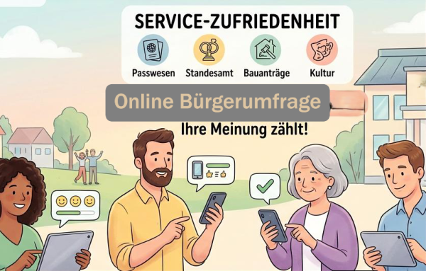 Start Online Bürgerumfrage - Ihre Zufriedenheit ist uns wichtig!