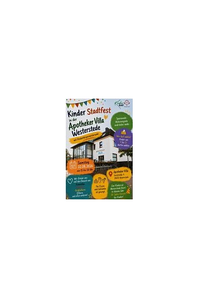 Kinderstadtfest Plakat © Stadt Westerstede