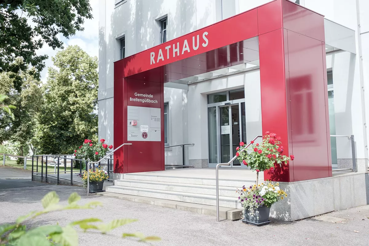 Eingang Rathaus