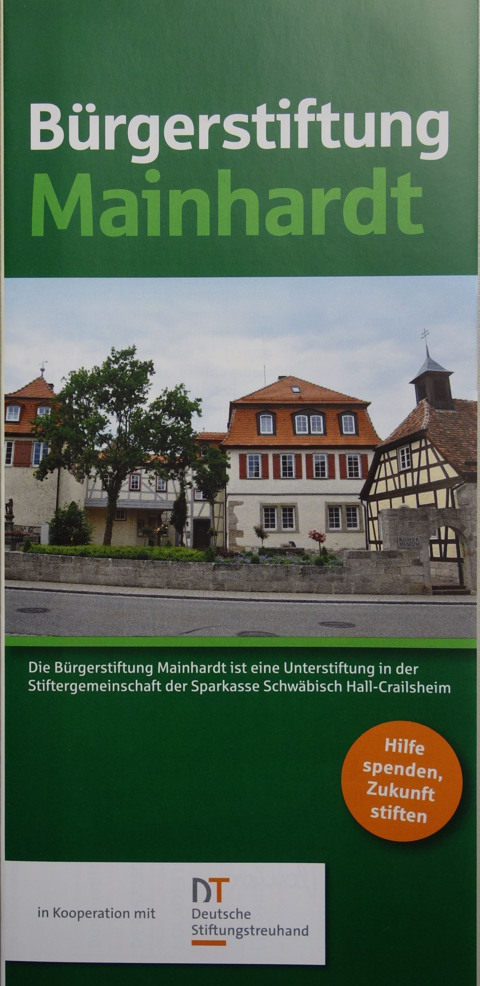 Flyer Bürgerstiftung Mainhardt