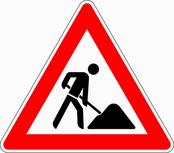 Baustelle in der Thomas-Mann-Str.; Gerhart-Hauptmann-Str. und Schickhardtstraße