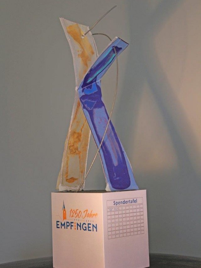 Kunst zum Ortsjubiläum - Modell