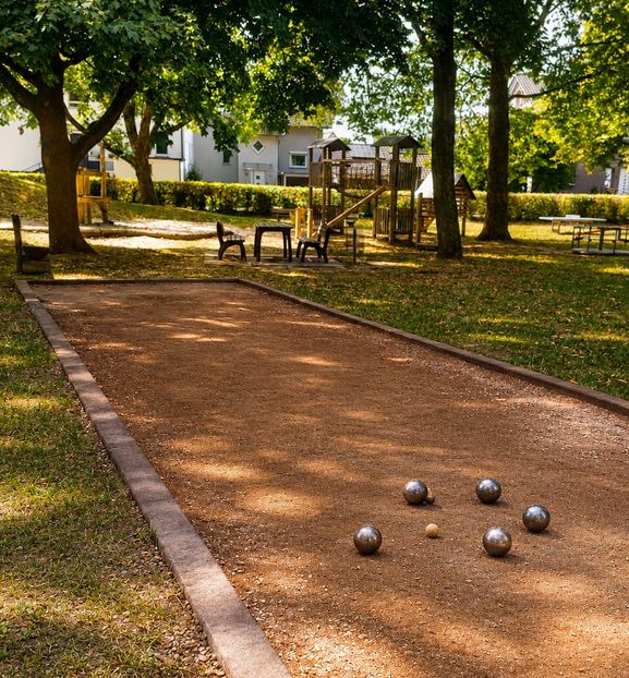 Bouleplatz in Hecklingen