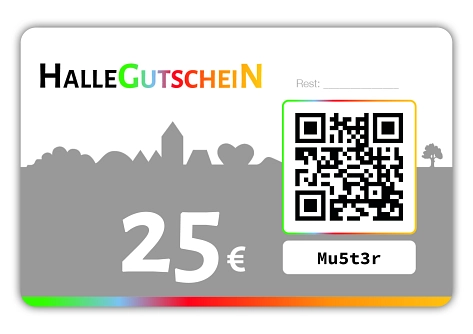 Der HalleGutschein – das perfekte Geschenk für alle, die in Halle gut Leben, Einkaufen und Genießen wollen! © Stadt Halle (Westf.)