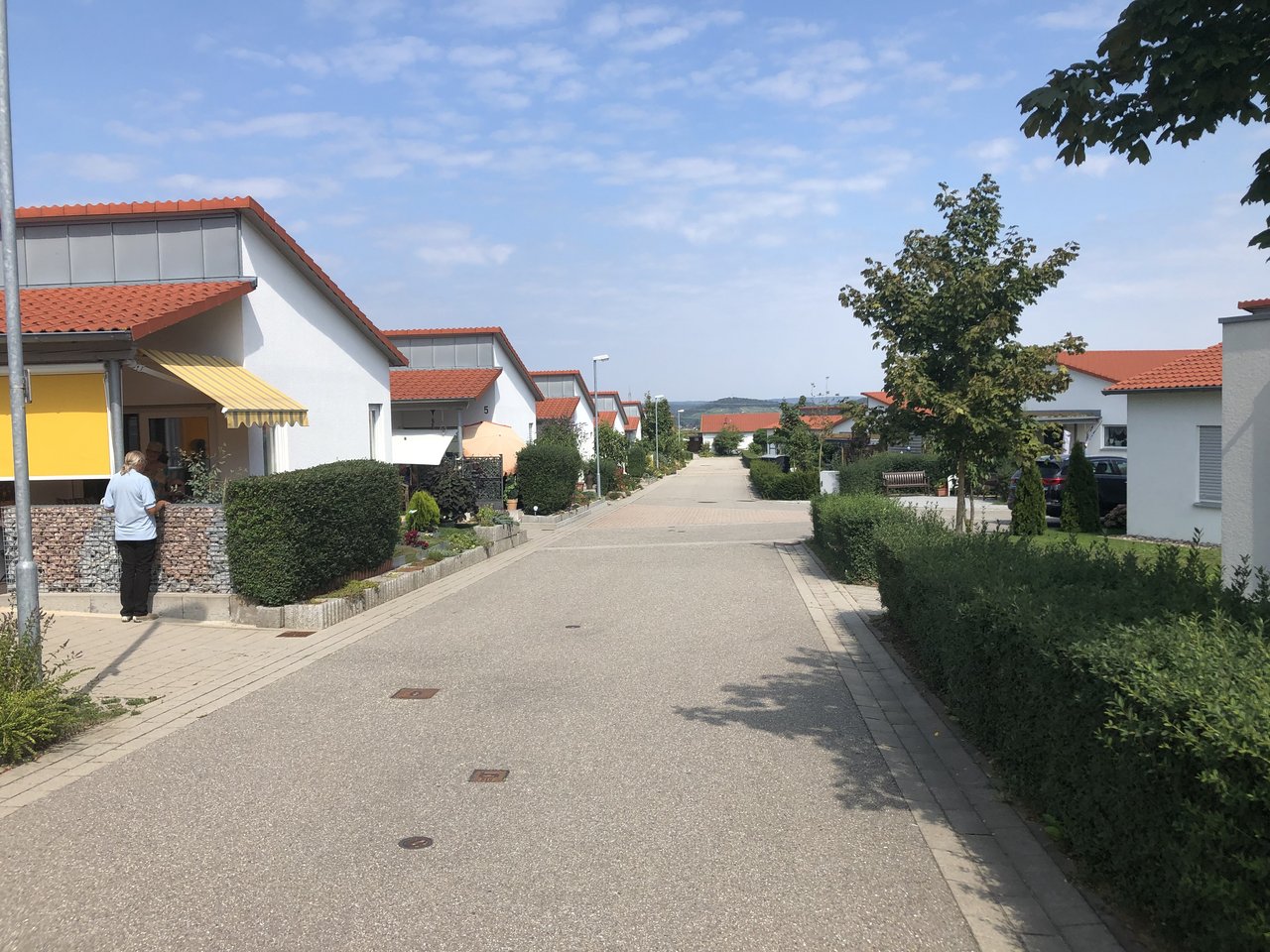 Ansicht von Häusern eines Wohnparks