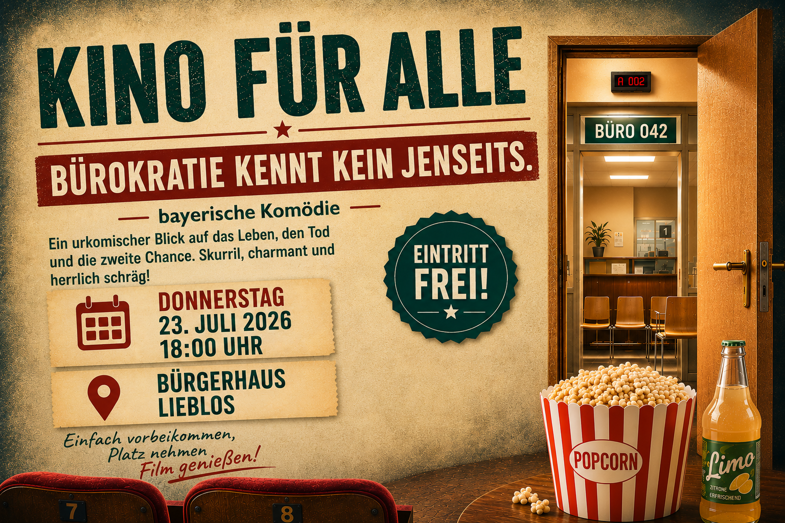 📽️🍿 Kino für alle – diesen Donnerstag! 😄