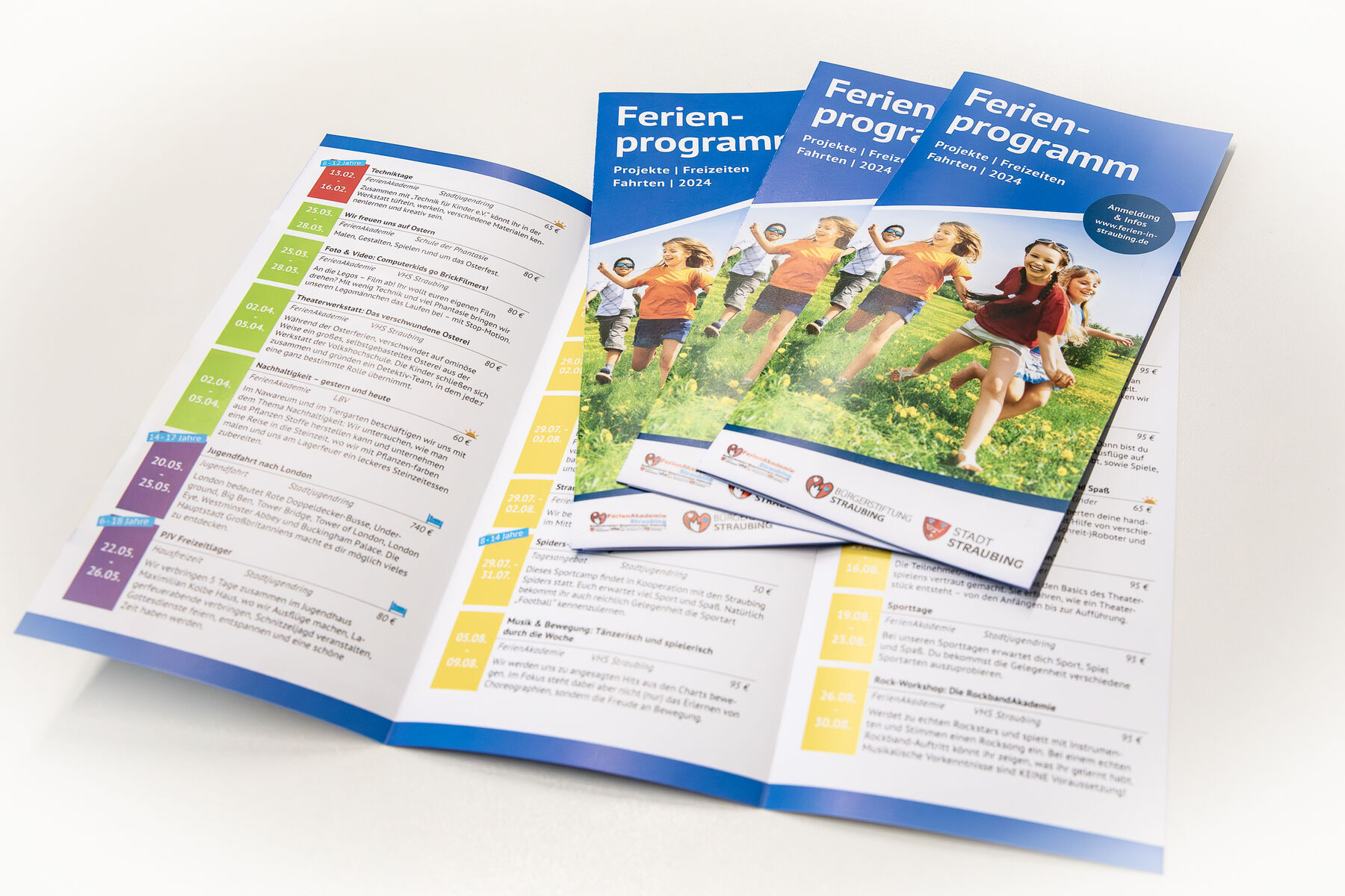Flyer des Ferienprogramms