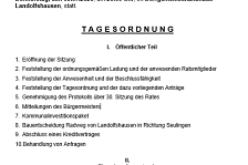 Bekanntmachung Rat 31