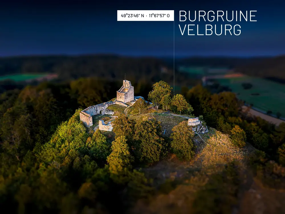 Drohnenbild Burg Velburg
