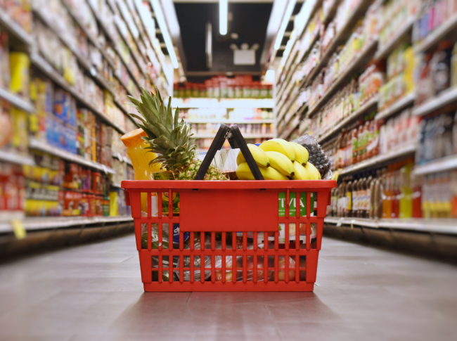 Einkaufen im Supermarkt