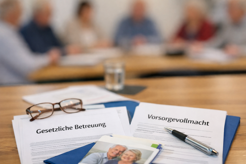 Dokumente auf einem Tisch