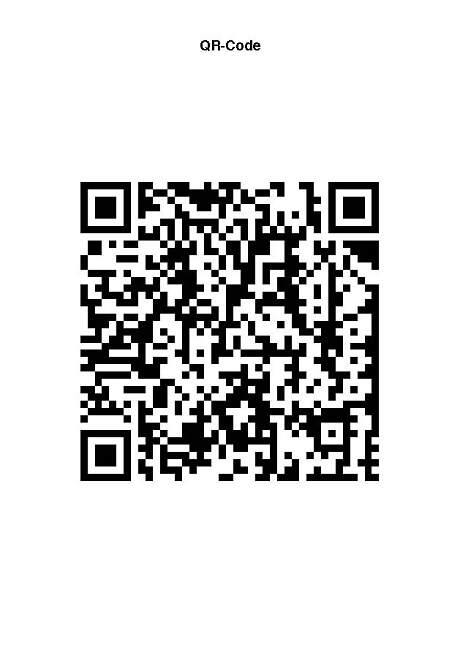 QR Code zum Ticketverkauf