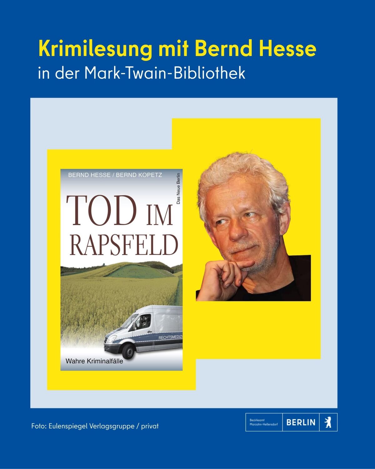 Tatort Bibliothek: Krimilesung mit Bernd Hesse