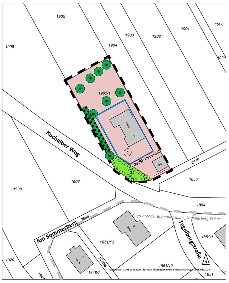Lageplan BPL Gänsstelle