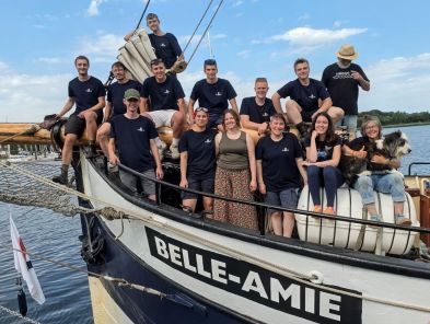 Teamfoto Baltic Friendshop 2026 auf der Belle-Amie