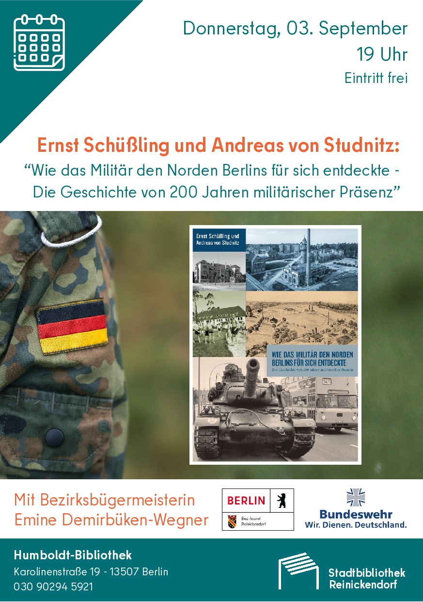 Buchvorstellung Bundeswehr Flyer Vorderseite
