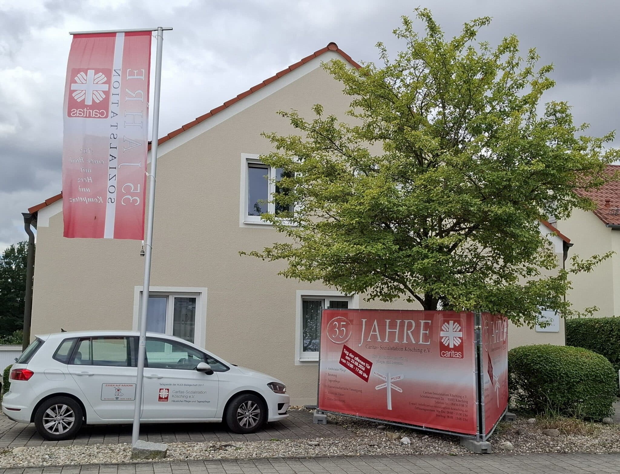 Caritas Kösching feiert Jubiläum mit einem Tag der offenen Tür am 23. August 2026