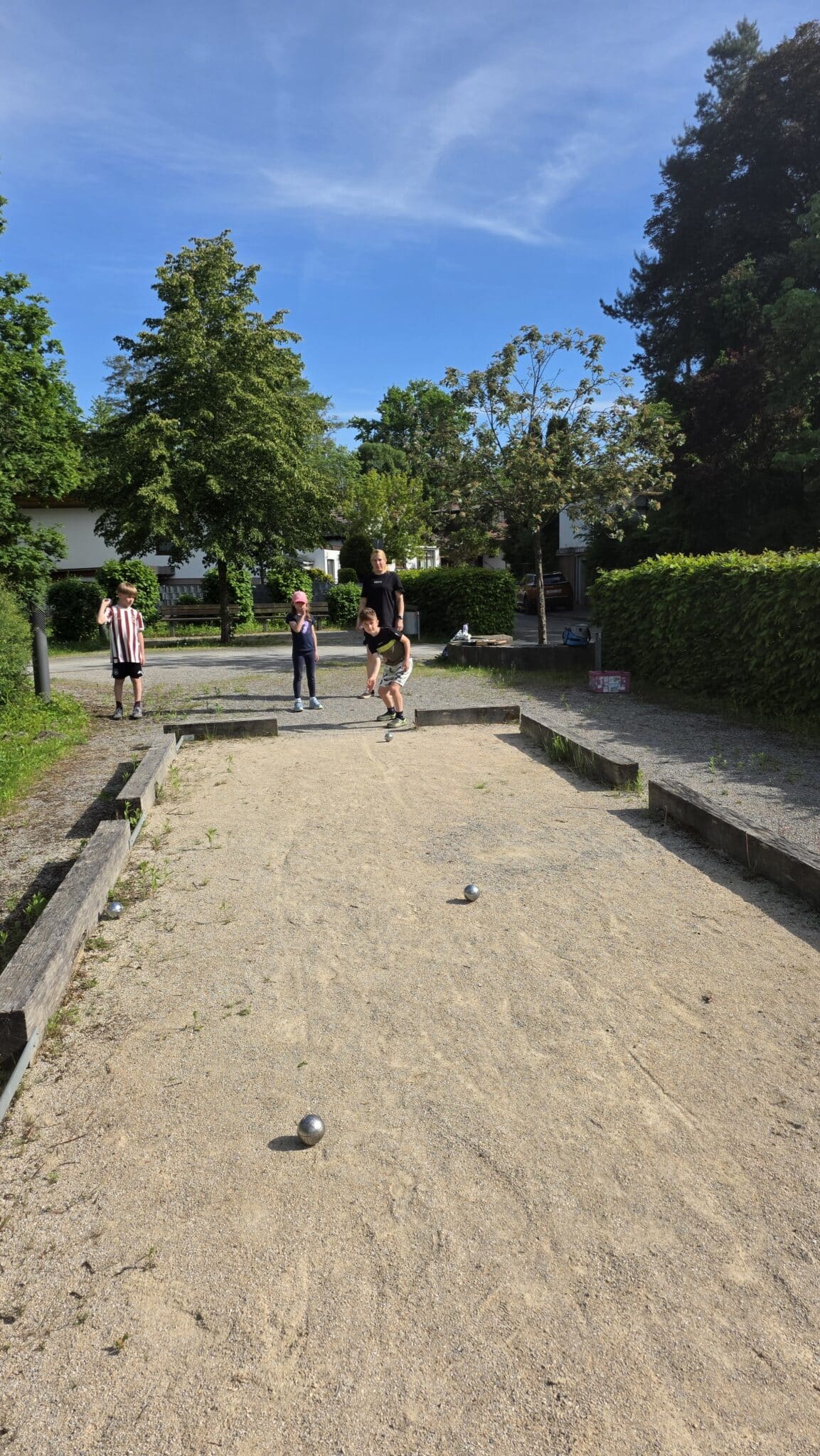 Boule (Boccia)-Platz in unserer Gemeinde
