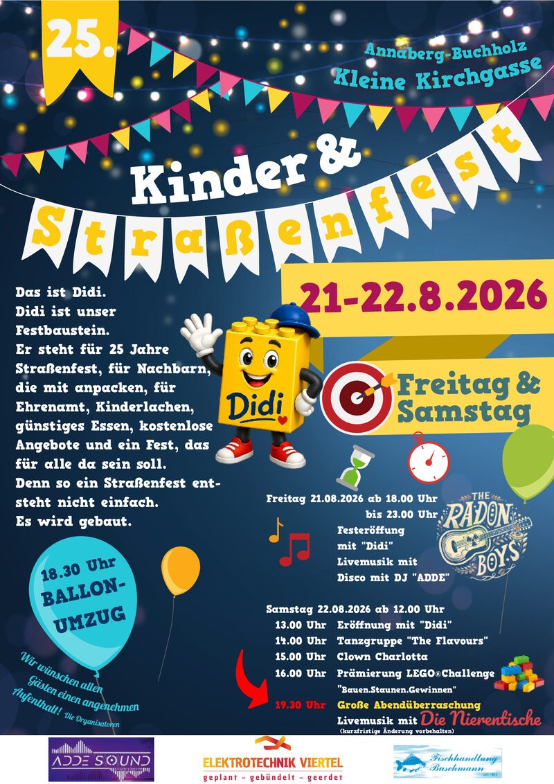 Buntes Plakat
