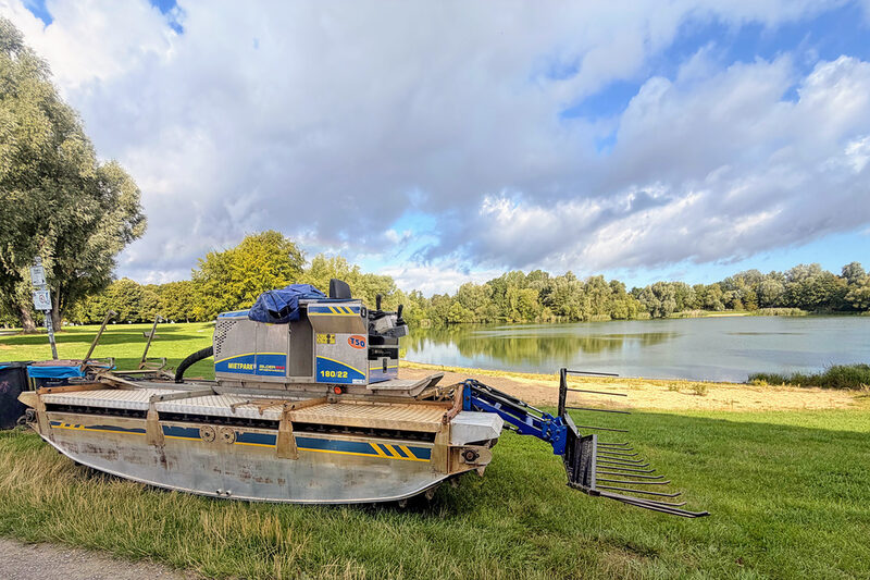 Unterwassermahd in der Buga