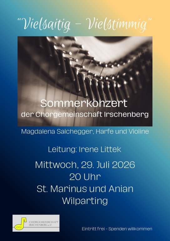 Sommerkonzert Chorgemeinschaft