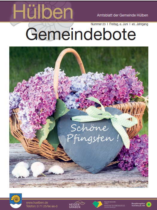 Ansicht Titelseite Mitteilungsblatt