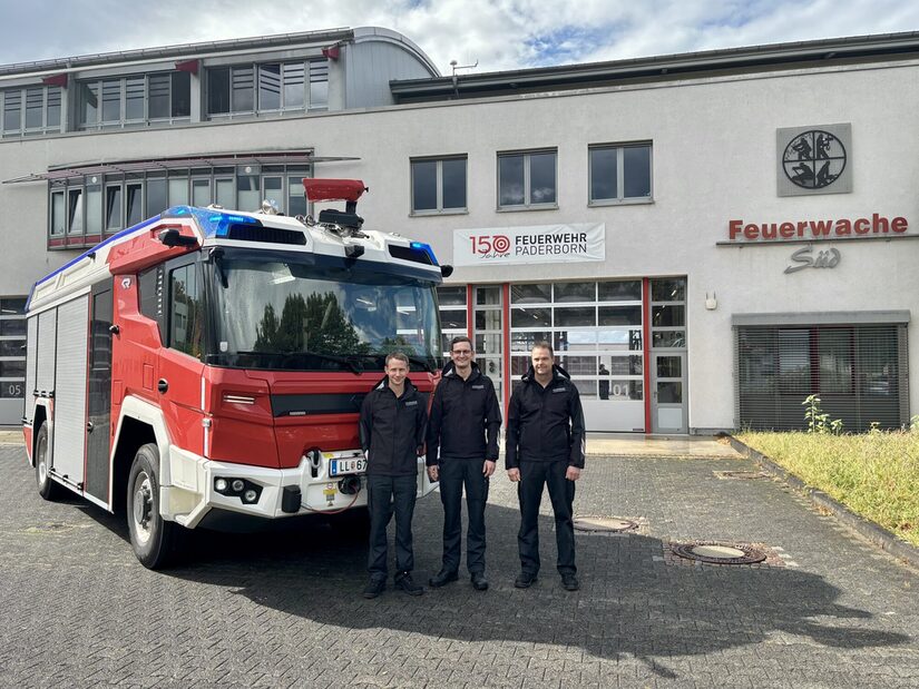 Feuerwehr Paderborn erhält elektrisch betriebenes Testfahrzeug