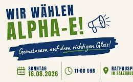 Kundgebung Alpha E