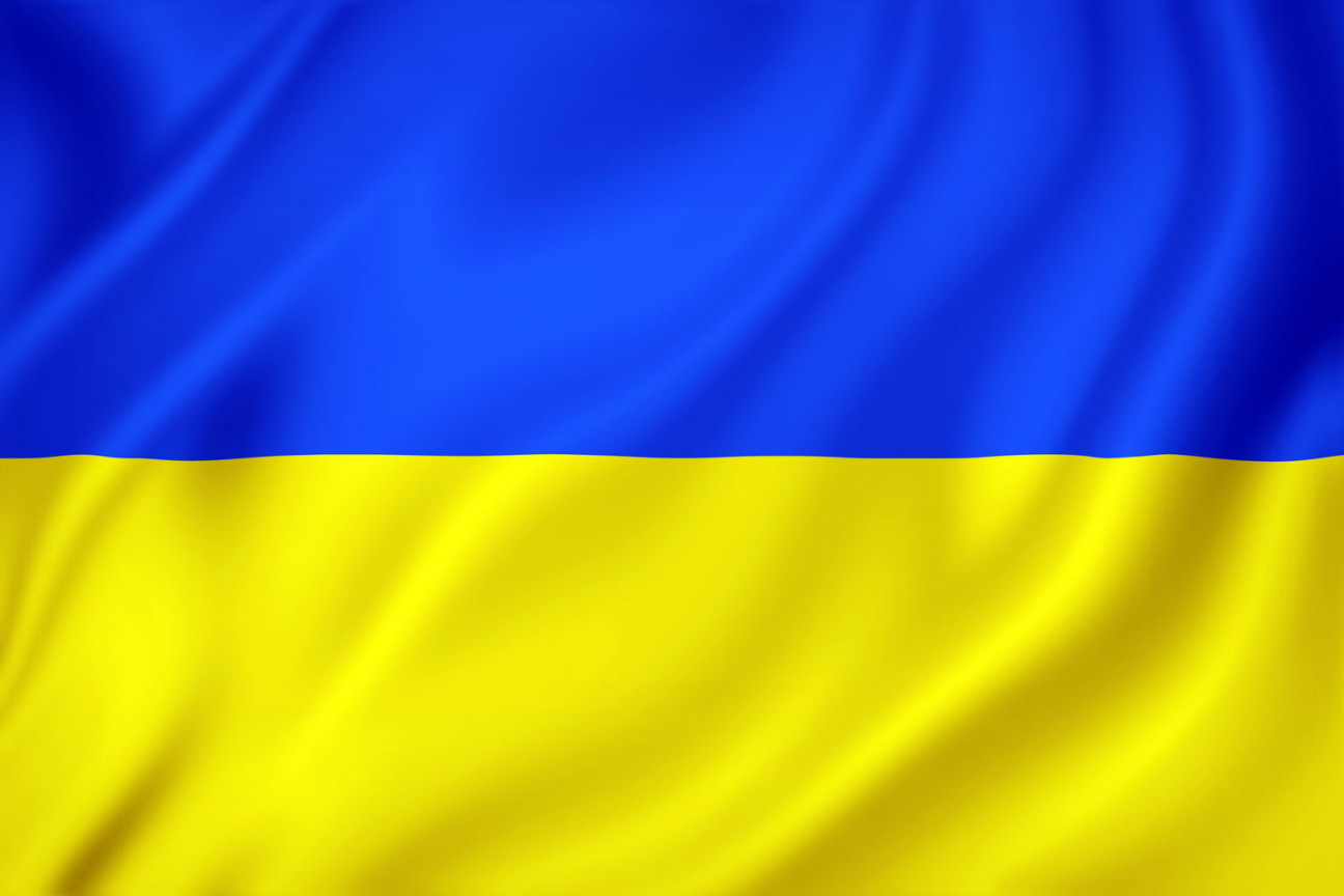 Flagge Ukraine, Bild © www.somartin.com