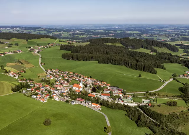 Stiefenhofen aus der Luftperspektive