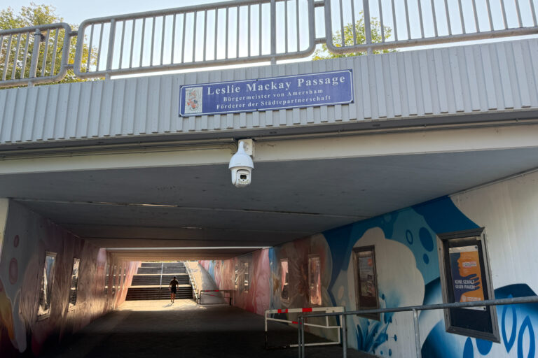 Bahnhofspassage Bensheim in Richtung Innenstadt