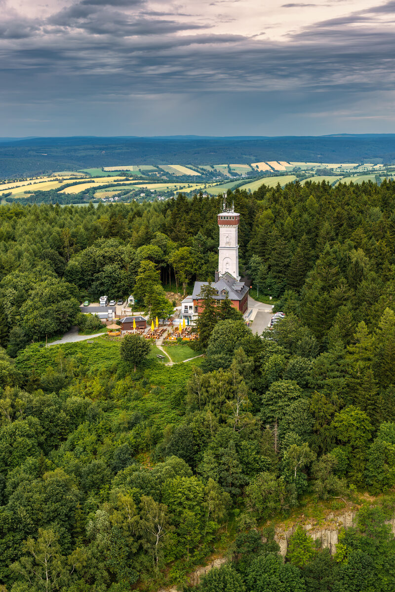 Drohnenaufnahme Pöhlberg Juli 2026