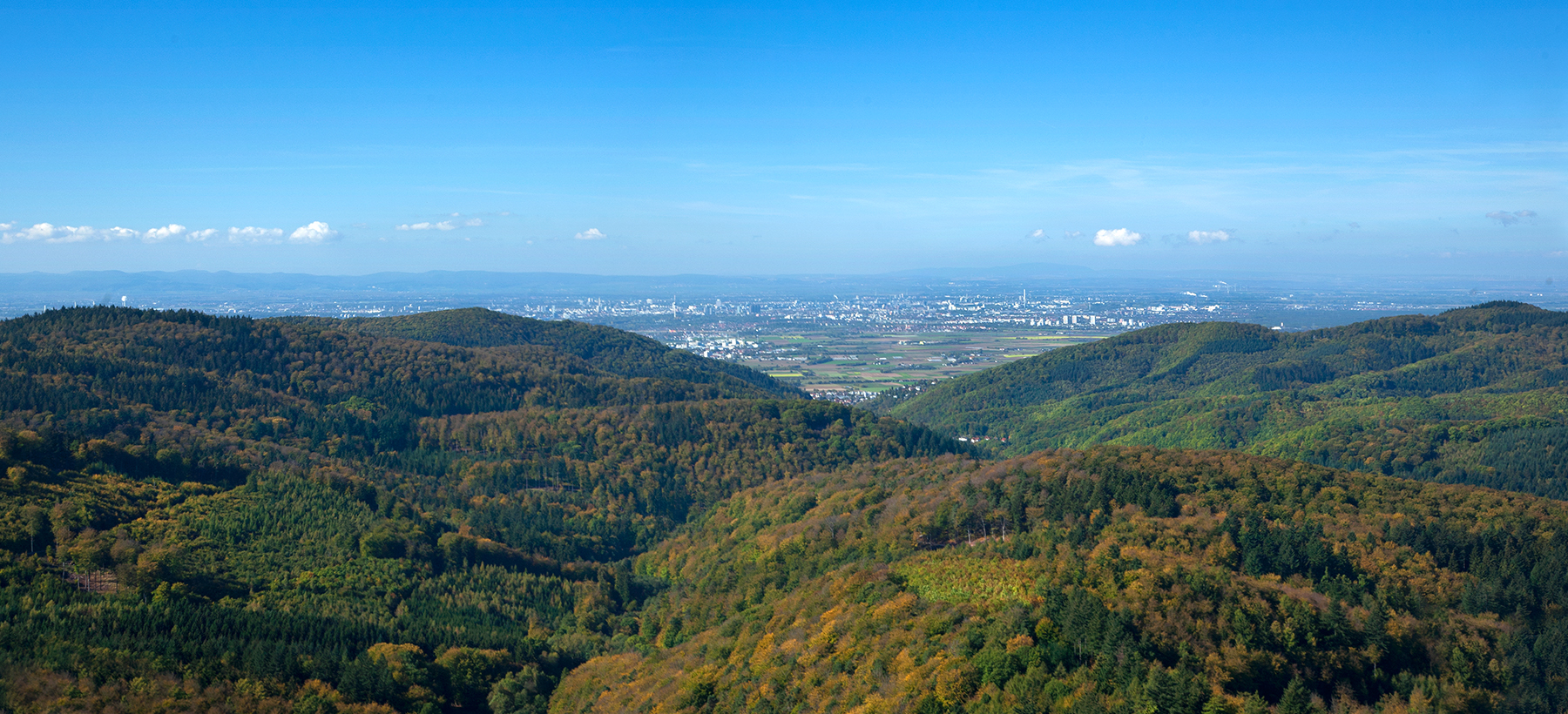 Blick in den Odenwald