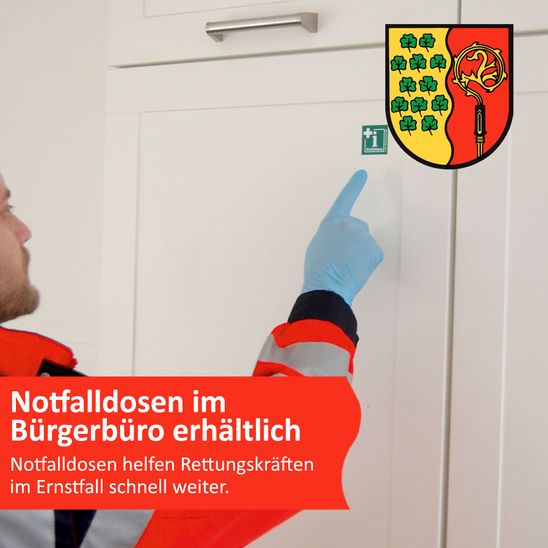 Notfalldosen im Bürgerbüro erhältlich