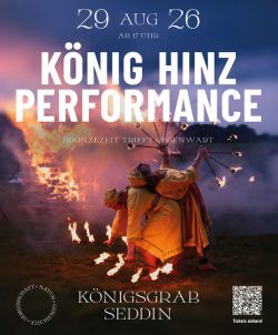 Plakat zur König-Hinz-Performance