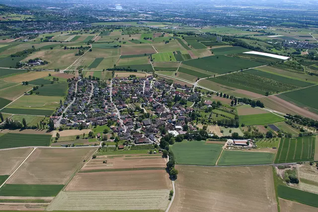 Luftbild Gemeinde Schallbach