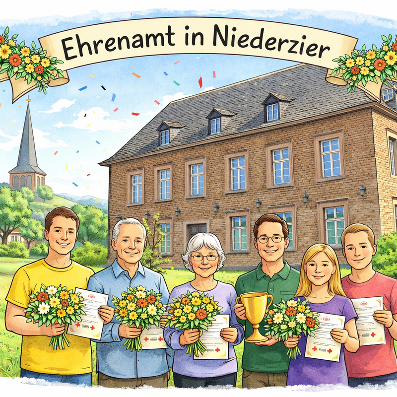 Symbolbild für Geehrte für Ehrenamt in Niederzier