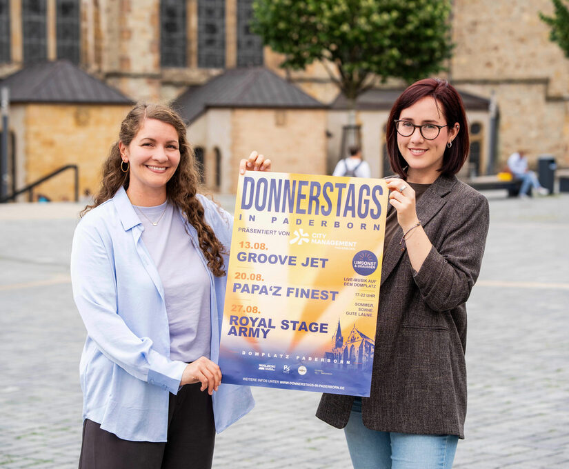 Auftakt für neue Open-Air-Reihe auf dem Domplatz „Donnerstags in Paderborn“