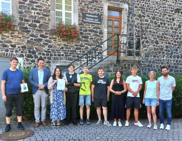 Wbg. Stadt BBS Besuch Projekt Albert Wengenroth