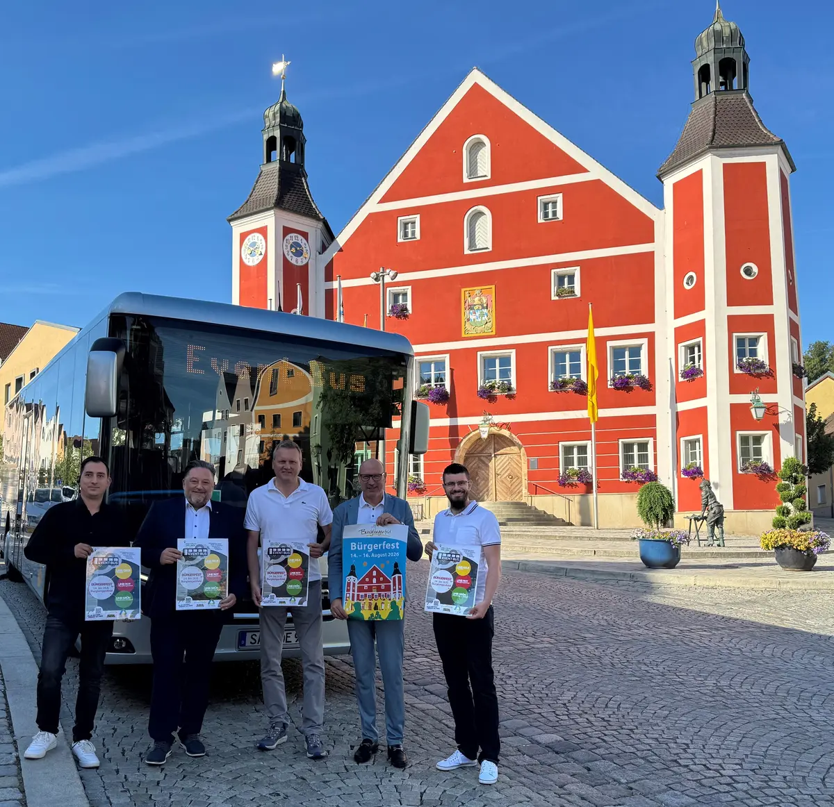 Eventbus startklar fürs Bürgerfest