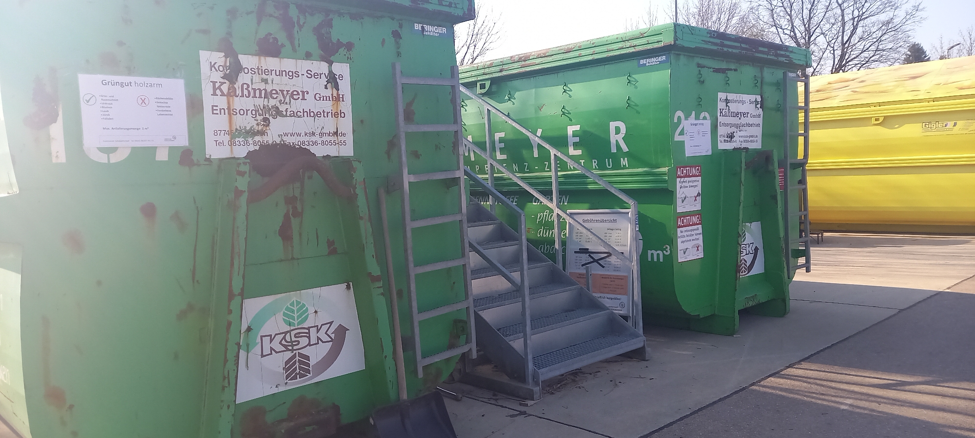 Aichach Grüngut Container WSST