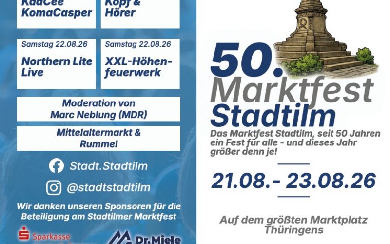 Wichtige Information für Anwohnerinnen und Anwohner Marktfest am 21.08.2026 bis 23.08.2026 – Änderungen der Parksituation